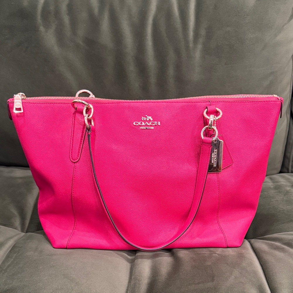 Coach Ava Hot Pink Tote Bag